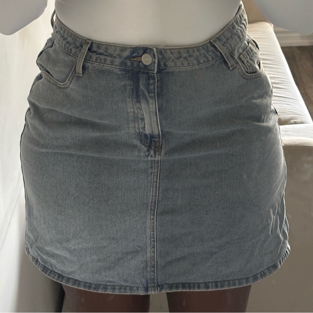 Denim Mini Skirt
